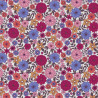 Printed Cotton BRIGITTE White / Purple